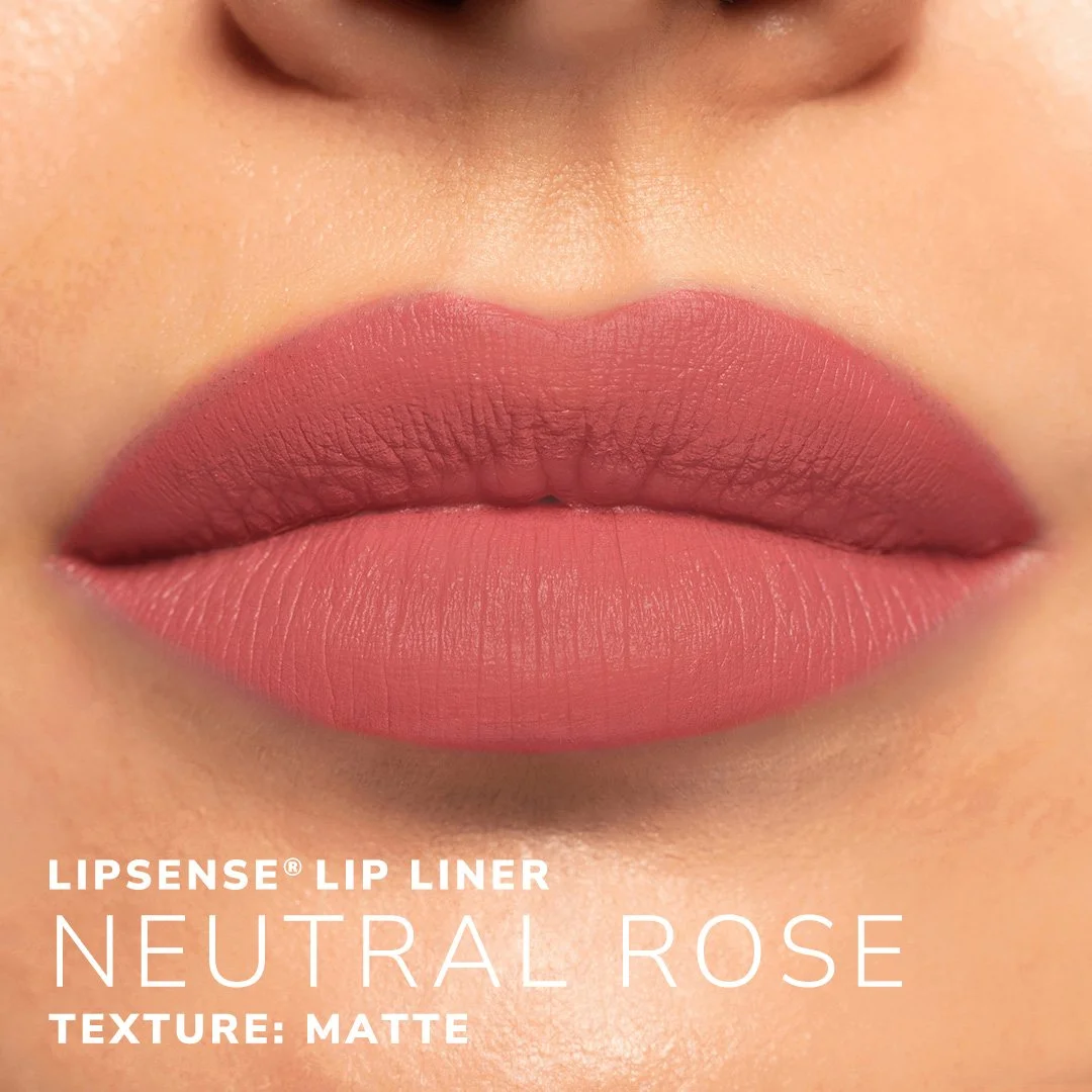Neutral Rose LipSense Lip Liner: Long-Lasting Rosewood Pink Matte